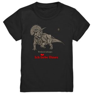 Kollektion Dinosaurier - Design: Triceratops - Kinder Premium Shirt
