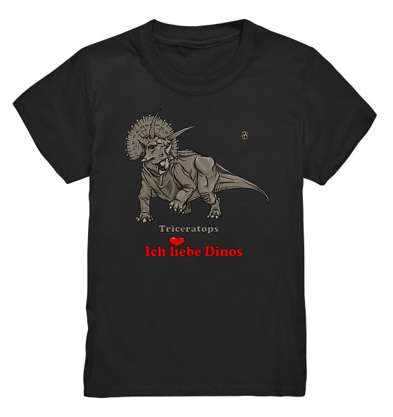 Kollektion Dinosaurier - Design: Triceratops - Kinder Premium Shirt