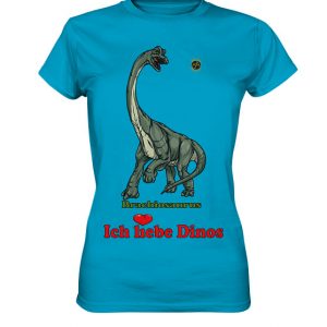 Kollektion Dinosaurier - Design: Brachiosaurus - Damen Premium Shirt