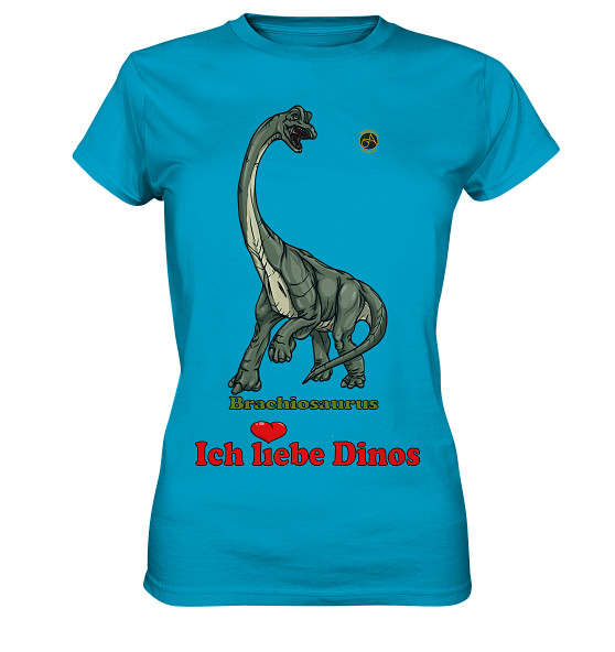 Kollektion Dinosaurier - Design: Brachiosaurus - Damen Premium Shirt