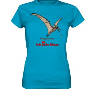 Kollektion Dinosaurier - Design: Flugsaurier - Damen Premium Shirt