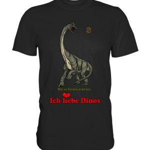 Kollektion Dinosaurier - Design: Brachiosaurus - Premium Shirt Unisex