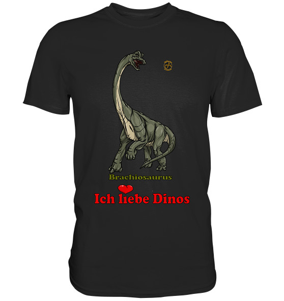Kollektion Dinosaurier - Design: Brachiosaurus - Premium Shirt Unisex