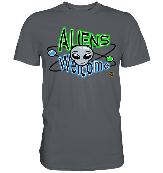 Kollektion Aliens - Thema: Aliens Welcome2 - Premium Shirt Unisex