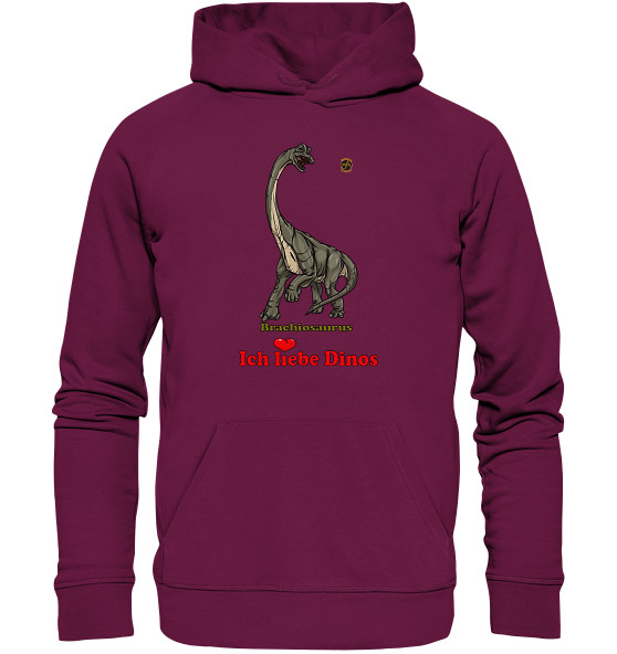 Kollektion Dinosaurier - Design: Brachiosaurus - Hoodie Premium Unisex