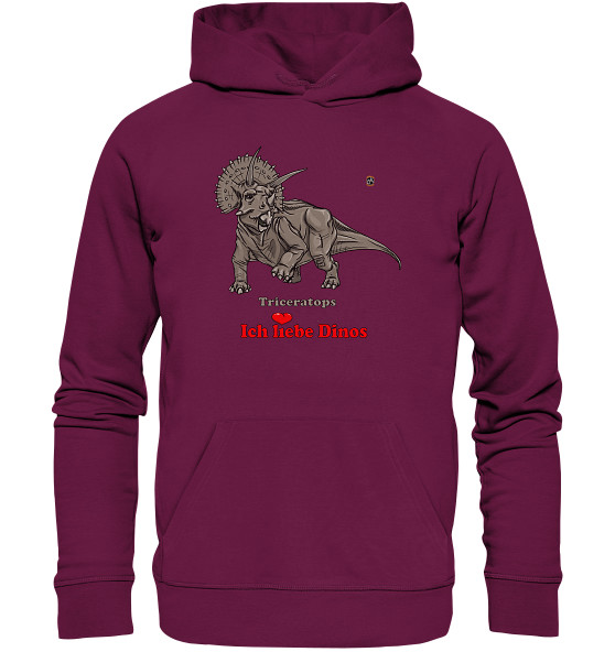 Kollektion Dinosaurier - Triceratops - Premium Unisex Hoodie