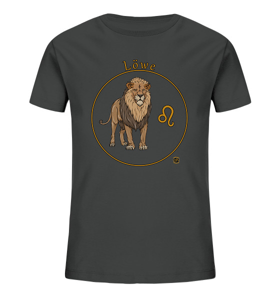 Kollektion Sternzeichen - Design: Löwe - Kinder T-Shirt Organisch