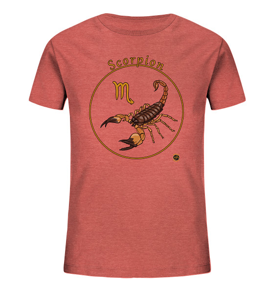Kollektion Sternzeichen - Design: Skorpion - Kinder T-Shirt Organisch