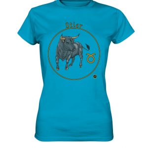 Kollektion Sternzeichen - Design: Stier - Damen Premium Shirt