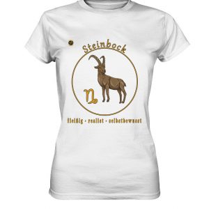 Kollektion Sternzeichen - Steinbock - Damen Premium Shirt