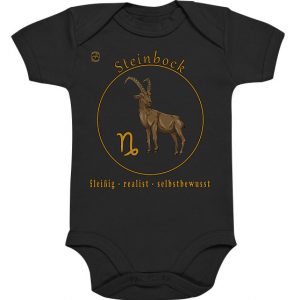 Kollektion Sternzeichen - Steinbock - Baby Bodysuite Organisch