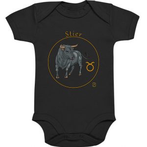 Kollektion Sternzeichen - Design: Stier - Baby Bodysuite Organisch