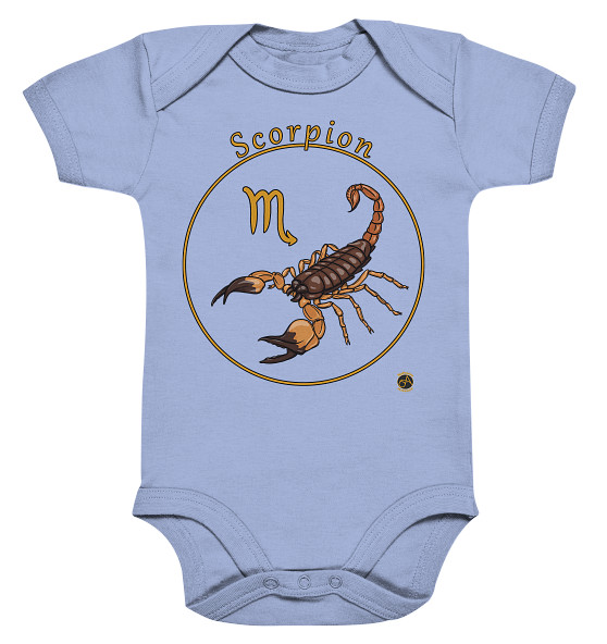 Kollektion Sternzeichen - Design: Skorpion - Baby Bodysuit Organisch
