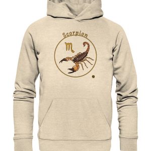 Kollektion Sternzeichen - Design: Skorpion - Hoodie Organisch