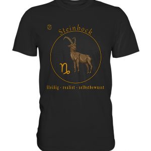 Kollektion Sternzeichen - Steinbock - Premium Shirt