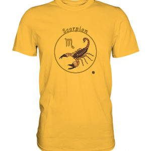 Kollektion Sternzeichen - Design: Skorpion - Premium Shirt