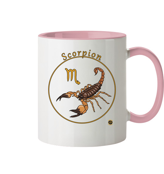 Kollektion Sternzeichen - Design: Skorpion - Tasse zweifarbig
