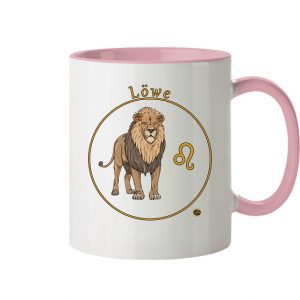 Kollektion Sternzeichen - Design: Löwe - Tasse zweifarbig