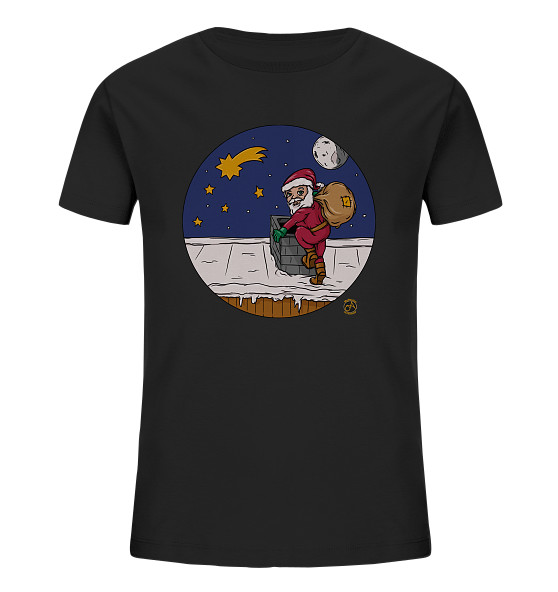 Kollektion Weihnachten - Design: Weihnachtsmann3 - Kinder T-Shirt Organisch