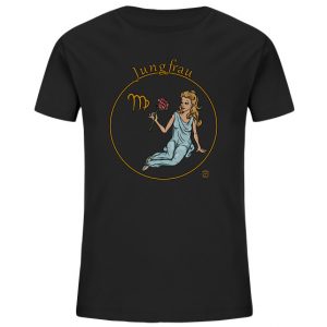 Kollektion Sternzeichen - Design: Jungfrau - Kinder T-Shirt Organisch