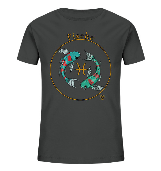 Kollektion Sternzeichen - Design: Fische - Kinder Shirt Organisch