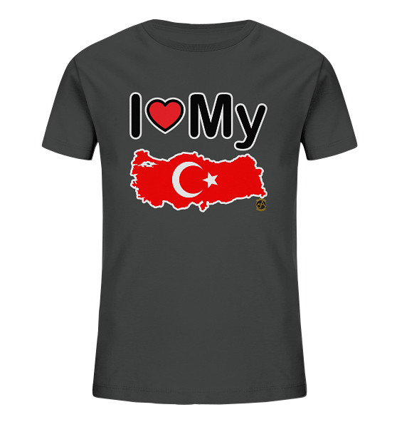 Kollektion Love - Design: Love Türkiye - Kinder T-Shirt Organisch