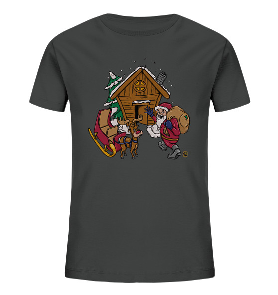Kollektion Weihnachten - Design: Weihnachtsmann2 - Kinder T-Shirt Organisch