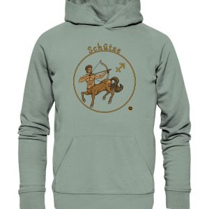 Kollektion Sternzeichen - Design: Schütze - Hoodie Unisex Organisch