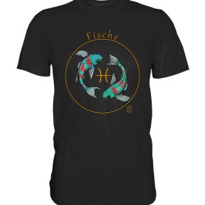 Kollektion Sternzeichen - Design: Fische - Premium Shirt