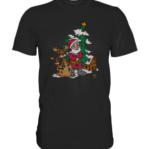 Kollektion Weihnachten - Design: Weihnachtsmann - Premium Shirt Unisex