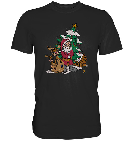 Kollektion Weihnachten - Design: Weihnachtsmann - Premium Shirt Unisex