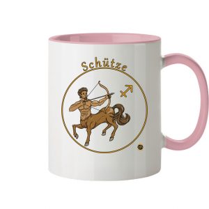 Kollektion Sternzeichen - Design: Schütze - Tasse zweifarbig