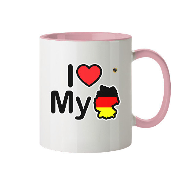 Kollektion Love - Design: Deutschland - Tasse zweifarbig