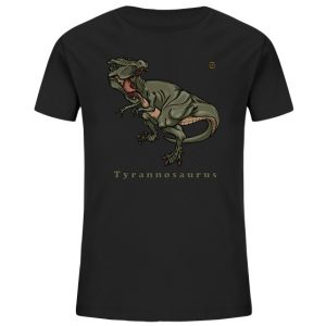 Kollektion Dinosaurier - Design: Tyrannosaurus - Kinder T-Shirt Organisch