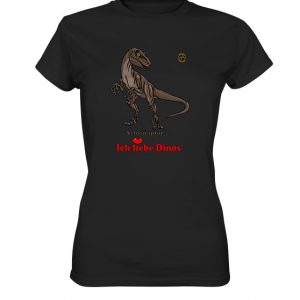 Kollektion Dinosaurier - Design: Velociraptor - Damen Premium Shirt
