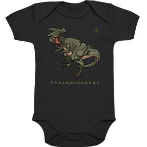 Kollektion Dinosaurier - Design: Tyrannosaurus - Baby Bodysuit Organisch