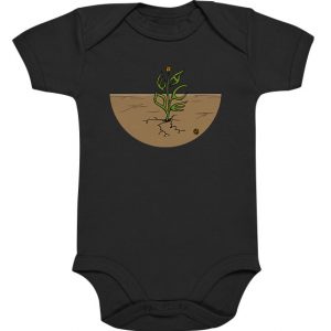 Kollektion Peace - Design: Wüstenpflanze Peace - Baby Bodysuit Organisch
