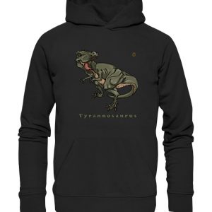 Kollektion Dinosaurier - Design: Tyrannosaurus - Hoodie Unisex Organisch