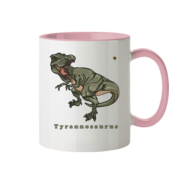 Kollektion Dinosaurier - Design: Tyrannosaurus - Tasse zweifarbig