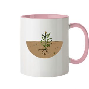 Kollektion Peace - Design: Wüstenpflanze Peace - Tasse zweifarbig